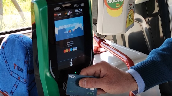 Bologna The Bus Ticket Is Made On Board With Aep Ticketing Solutions