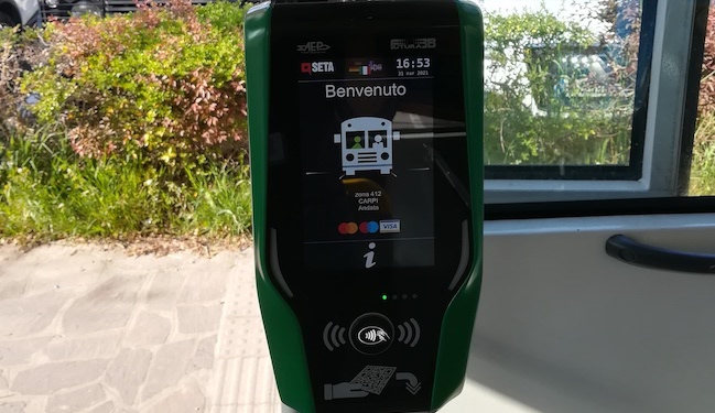 Carpi and Sassuolo: bus ticket on board with Aep Ticketing Solutions