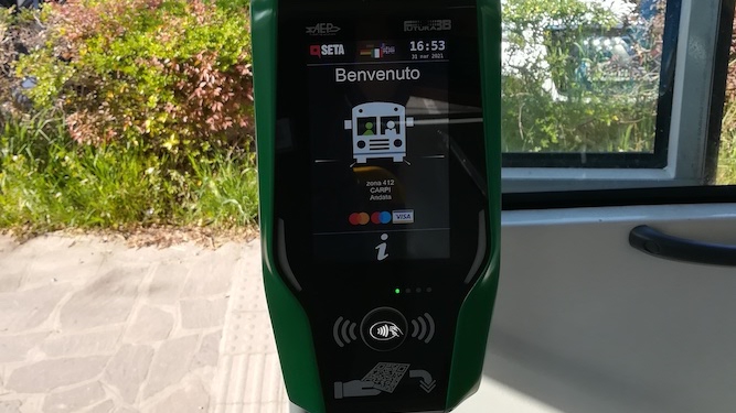 Modena: discounts for contactless tickets